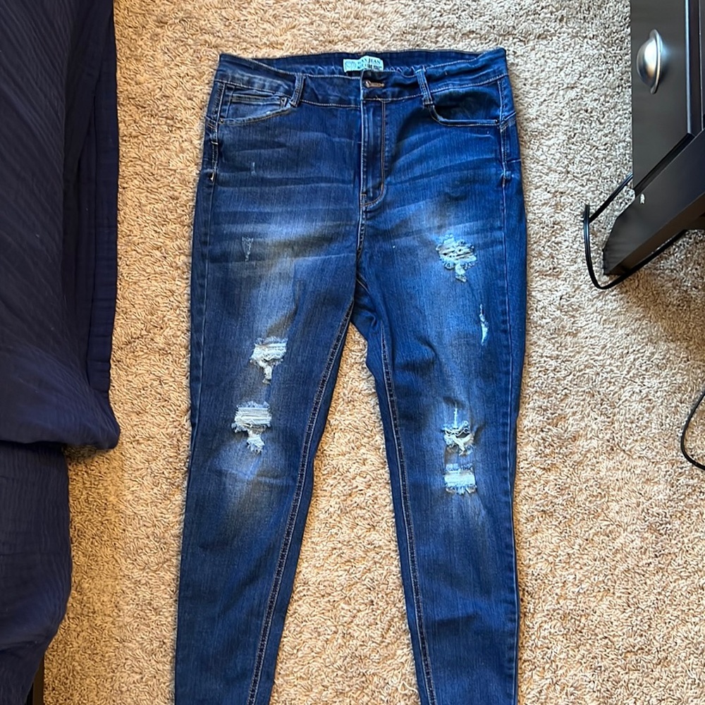 Wax Jeans “Butt I Love You” size 14